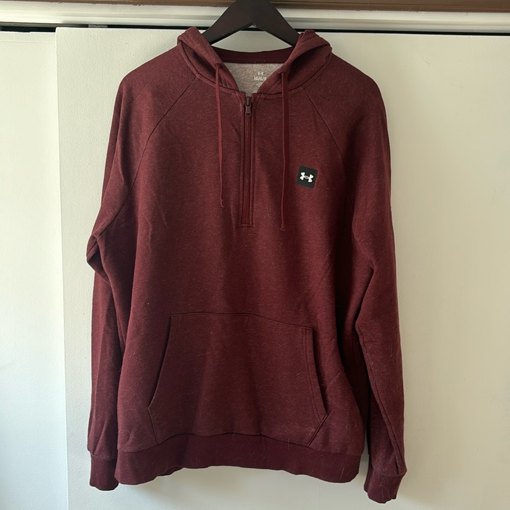 UA Under Armour Loose Hoodie Partial Zip
